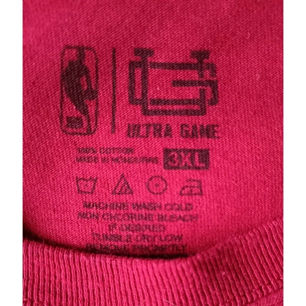Miami Heat T-Shirt Men's Size 3XL Red Short Sleeve - Picture 3 of 8
